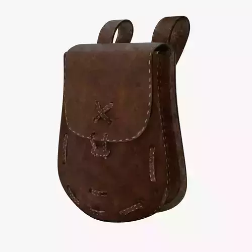 Leather Pouch model