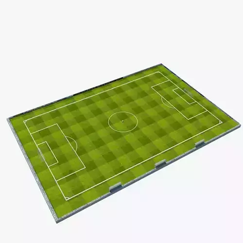 Soccer Pitch with Football