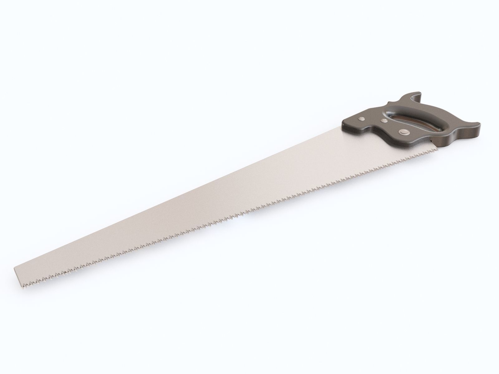 Hacksaw wood 3D model | CGTrader