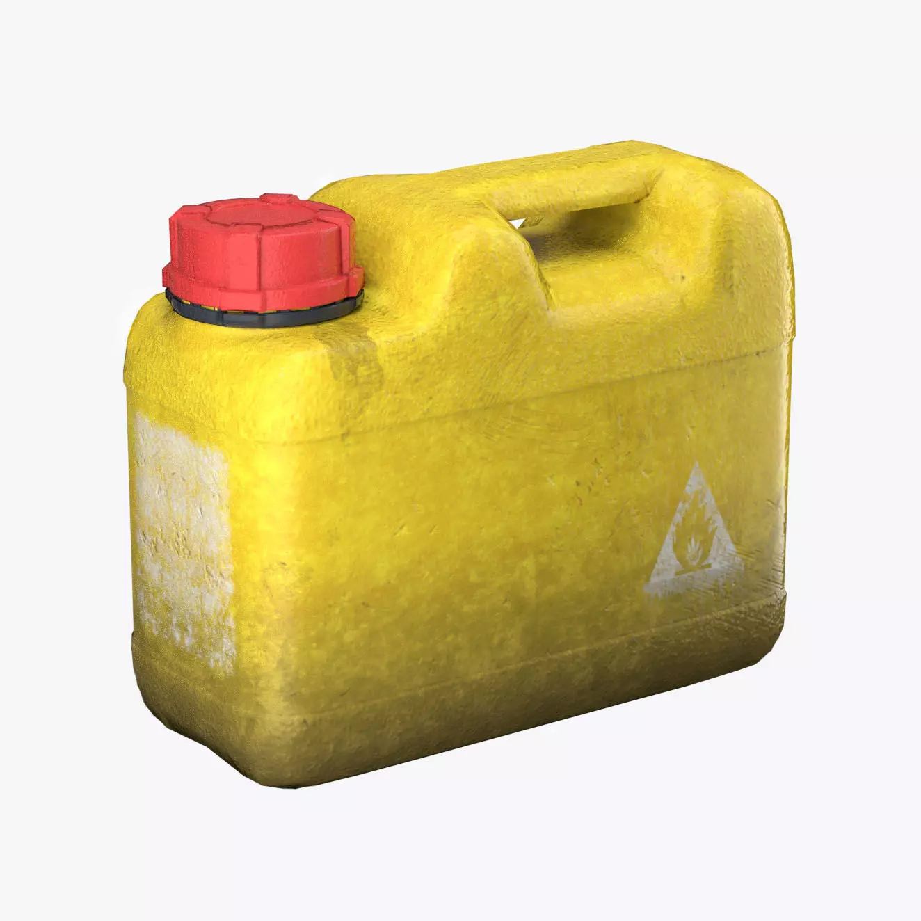 Plastic Jerry Can Low-poly 3D model_0