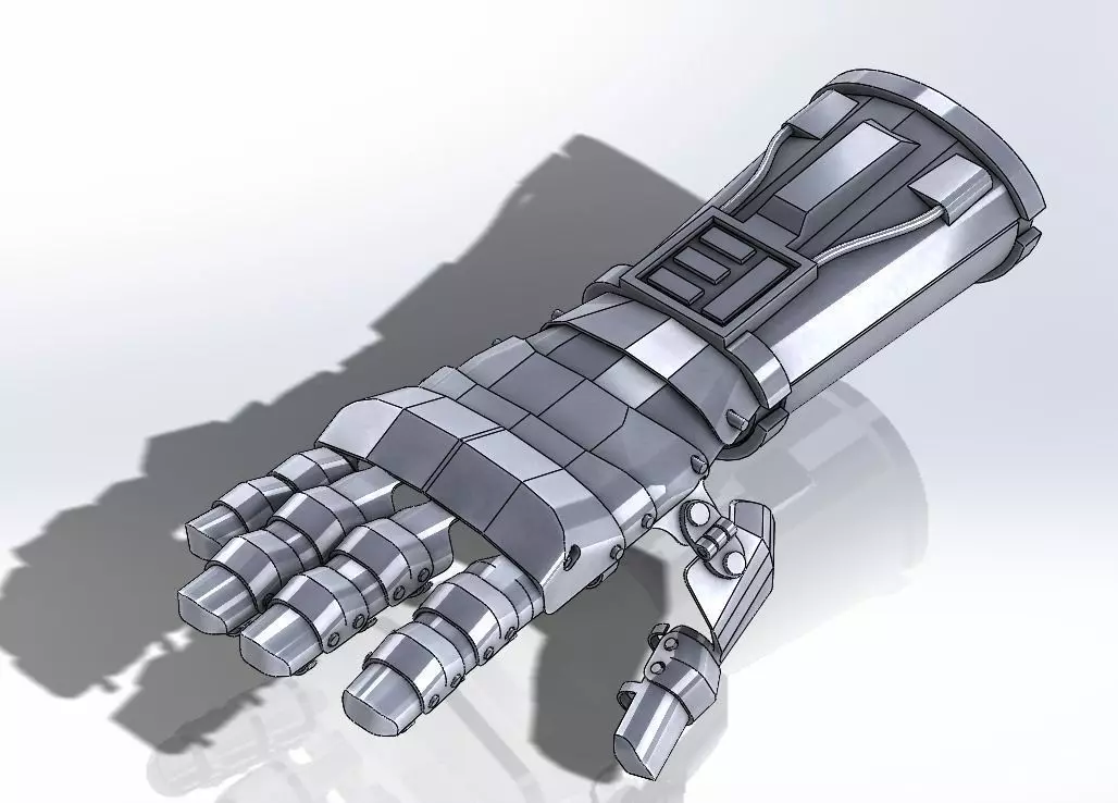 Mandalorian Gauntlet Free 3D print model_0