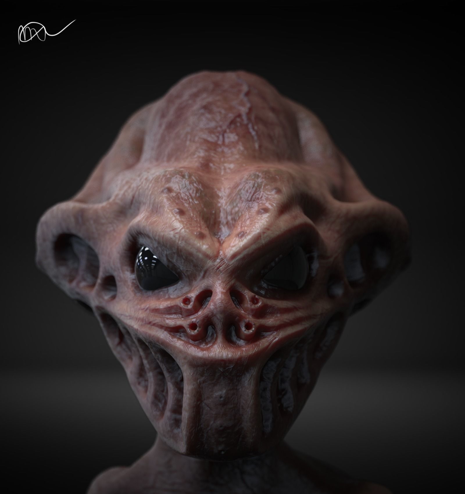 Non Eccentric Creature 3D model_1