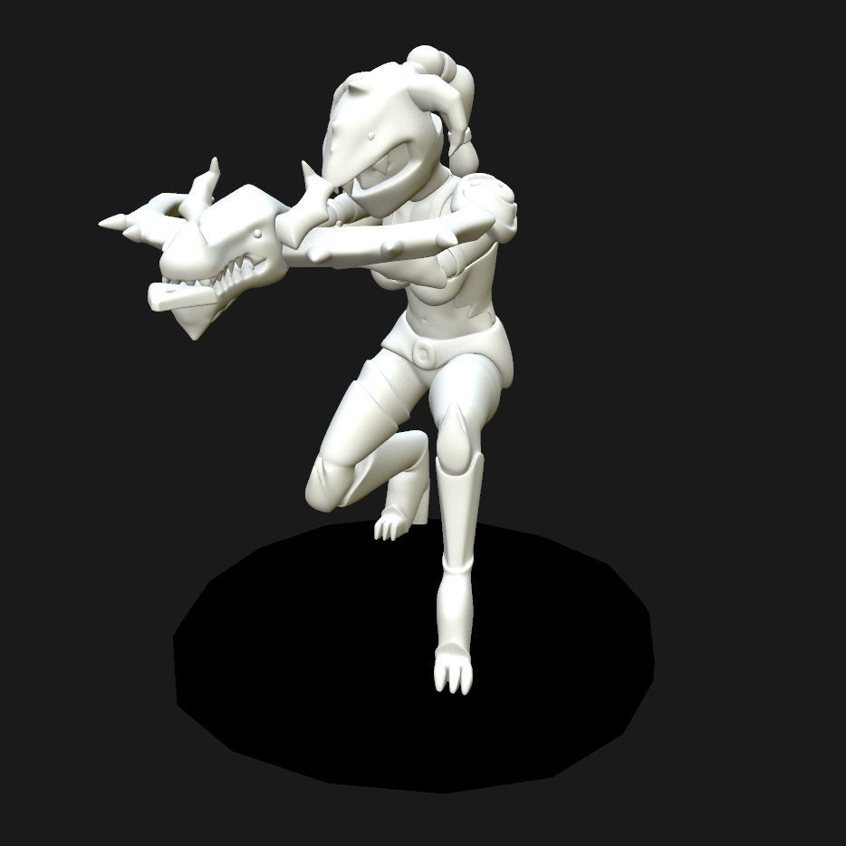 Vayne - DragonSlayer Skin - League Of Legends 3D print model_1