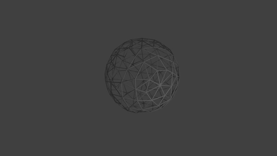 Co Sphere Wire Free 3D model_1