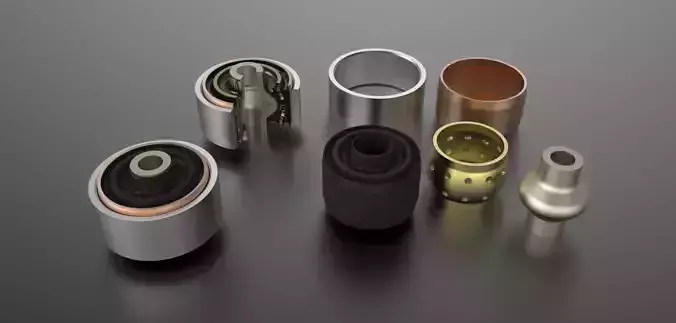 Arm Lower Bushing Free 3D model