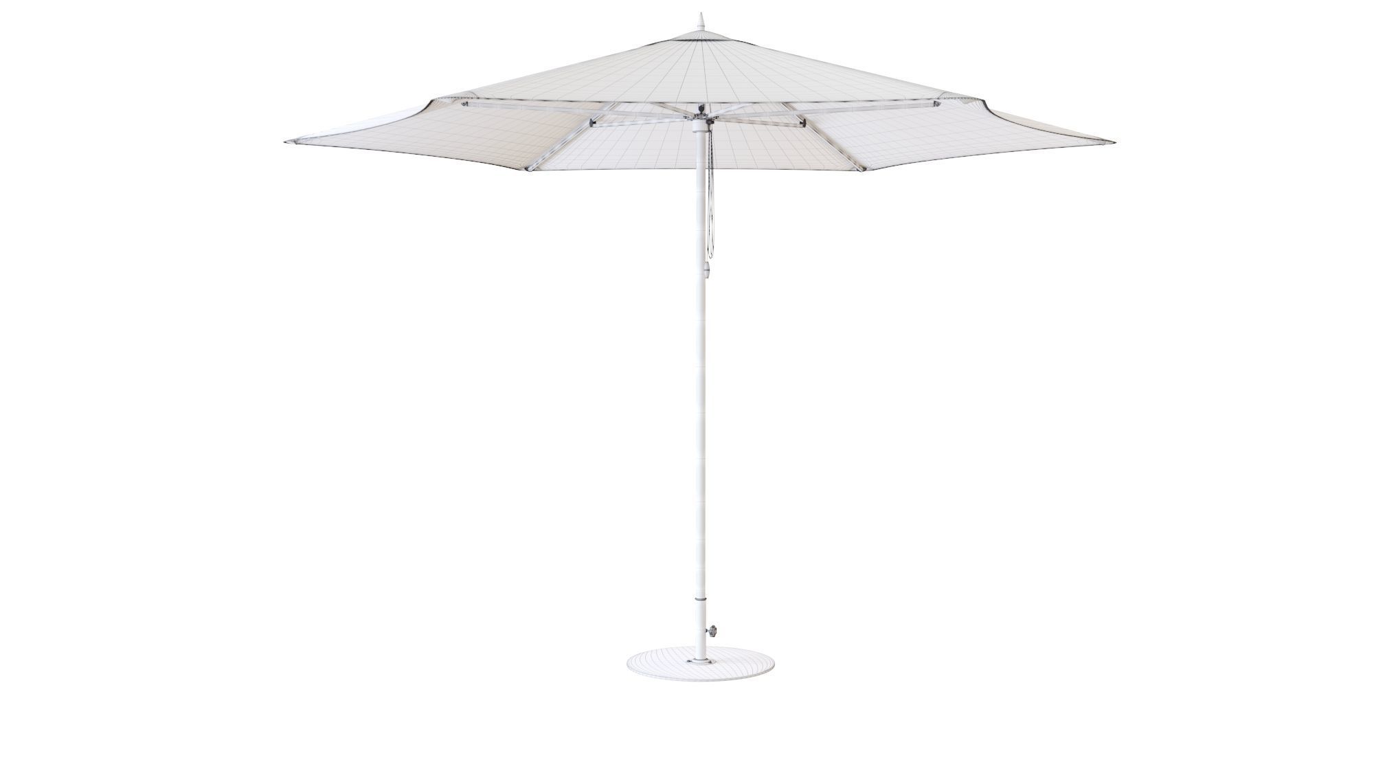 Crate and Barrel Regent Dining Set 3D model_17