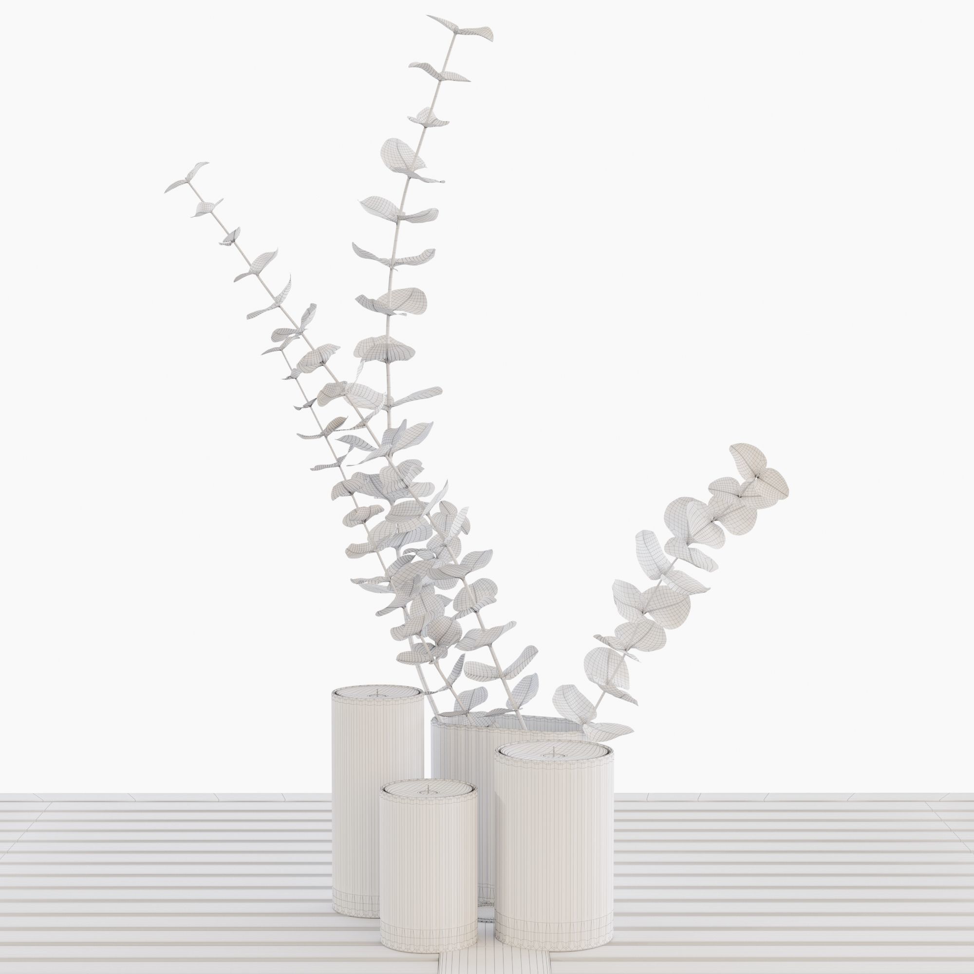 Crate and Barrel Regent Dining Set 3D model_15