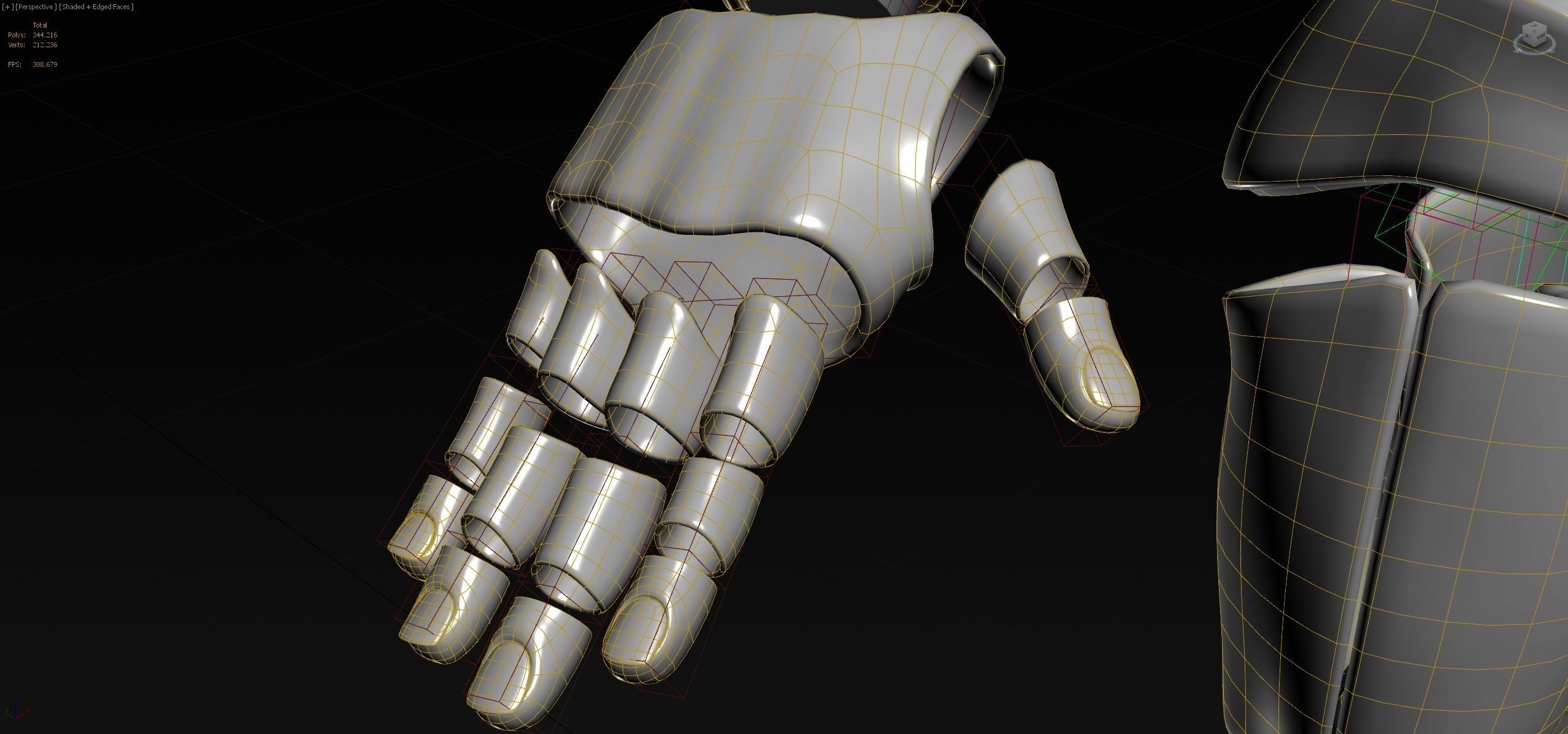 ROBOT MALE UNFINISHED 3D model_10