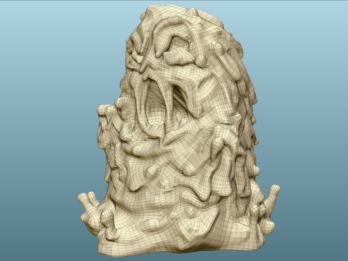 Evil Slime 3D model_11