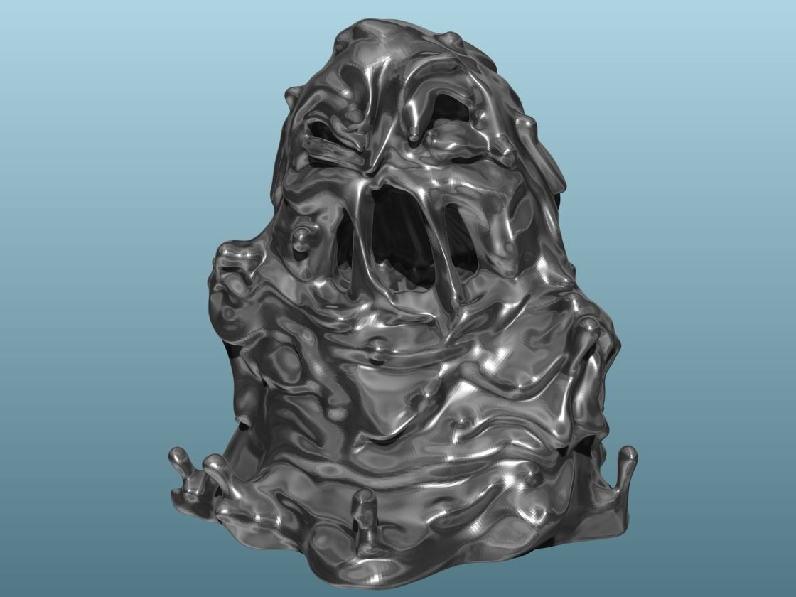Evil Slime 3D model_3