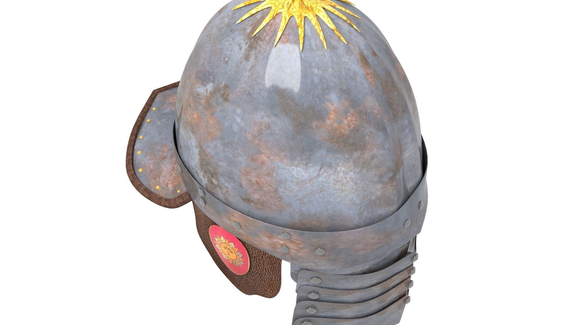 Knights kappelinas helmet 3D model_3