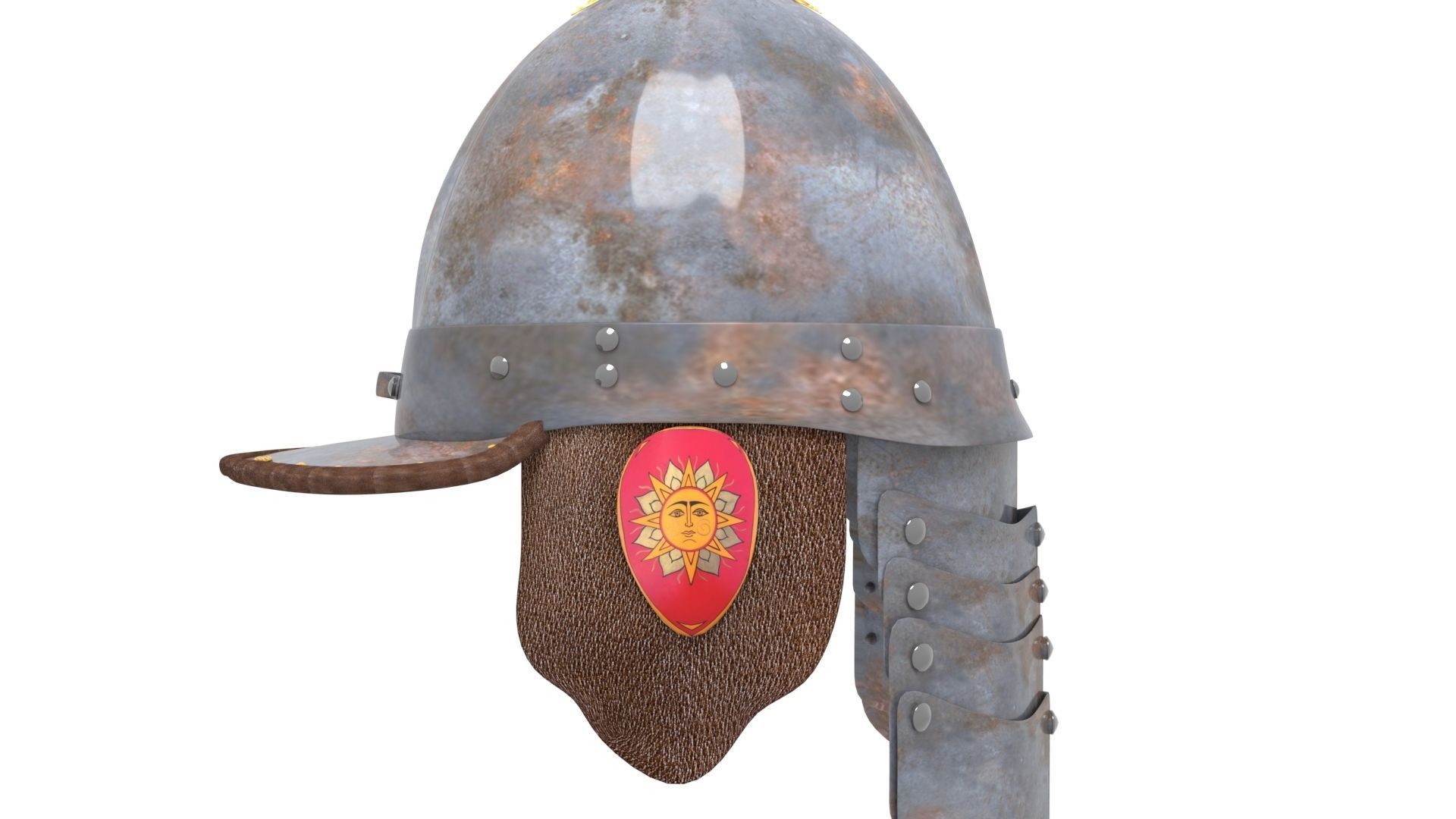 Knights kappelinas helmet 3D model_1