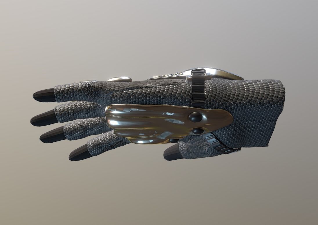 Glove Free 3D model_1