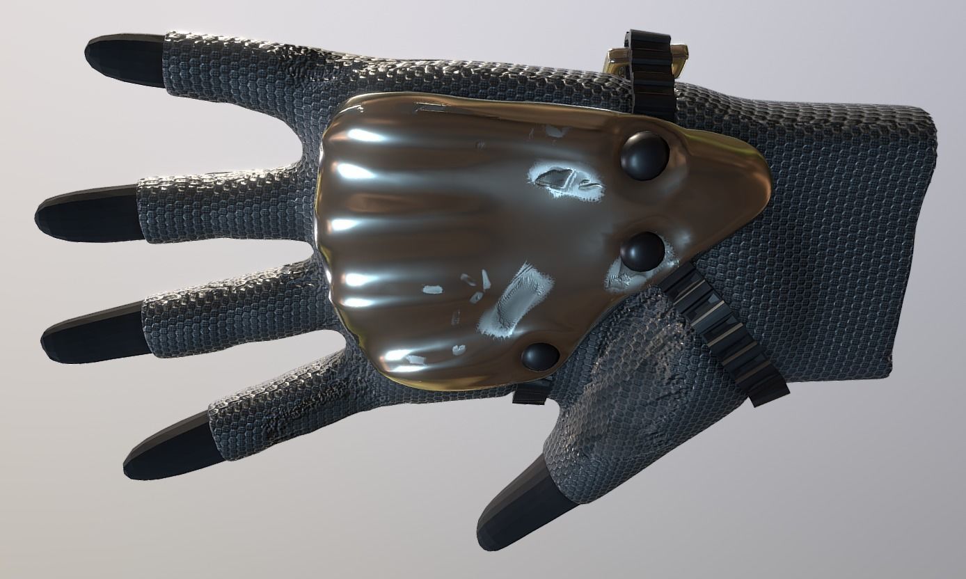 Glove Free 3D model_3