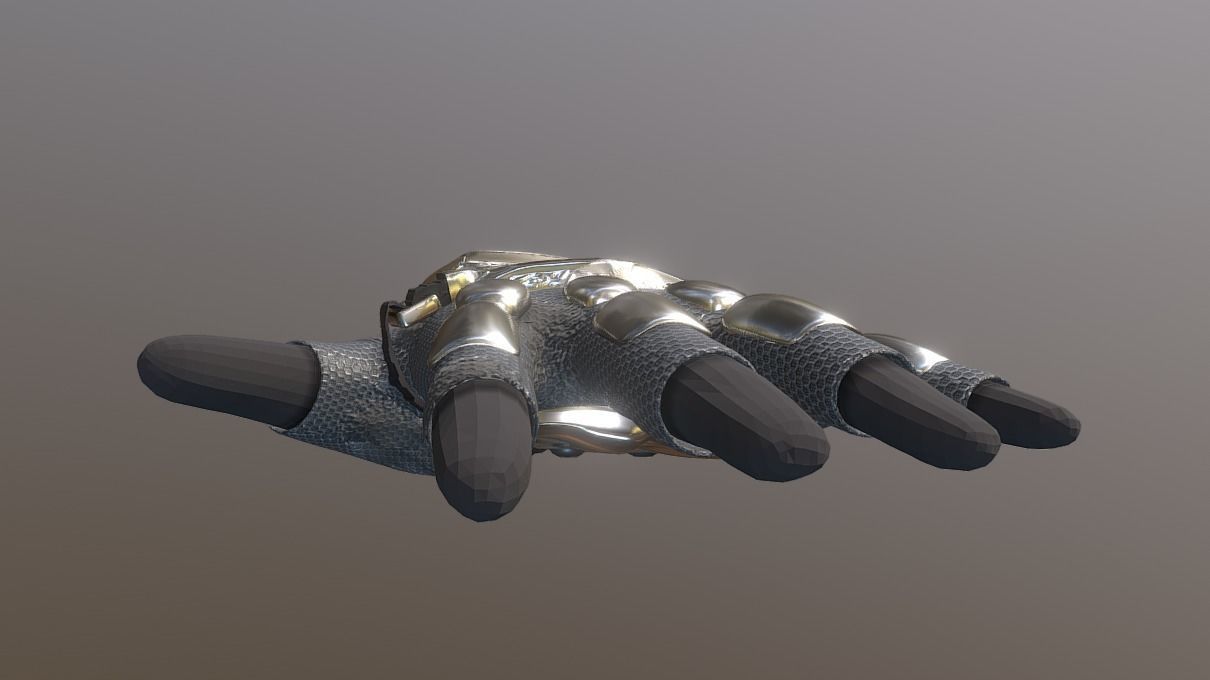 Glove Free 3D model_2