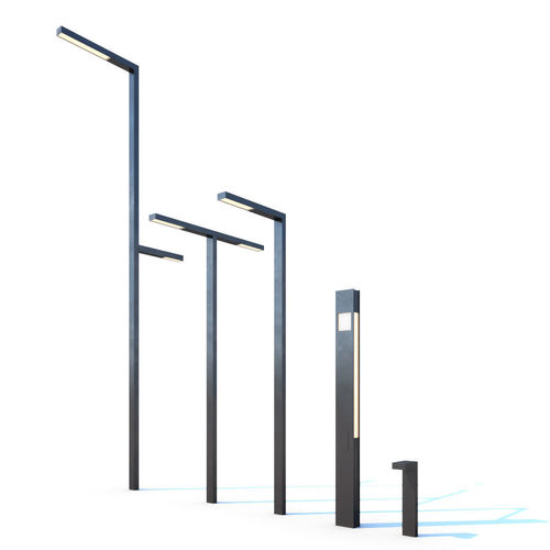 Modern street lights 3D model