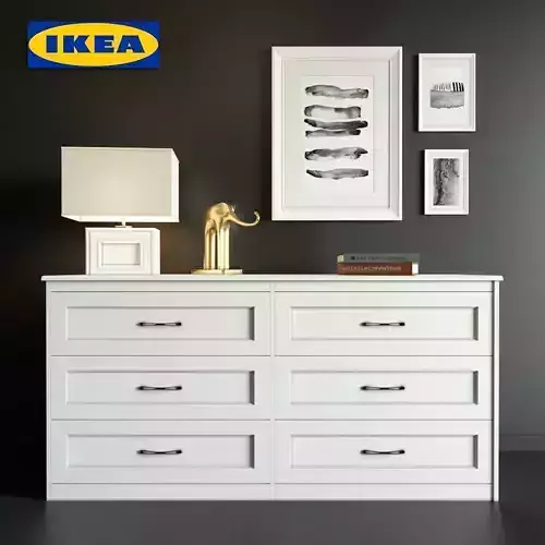 Dresser and decor