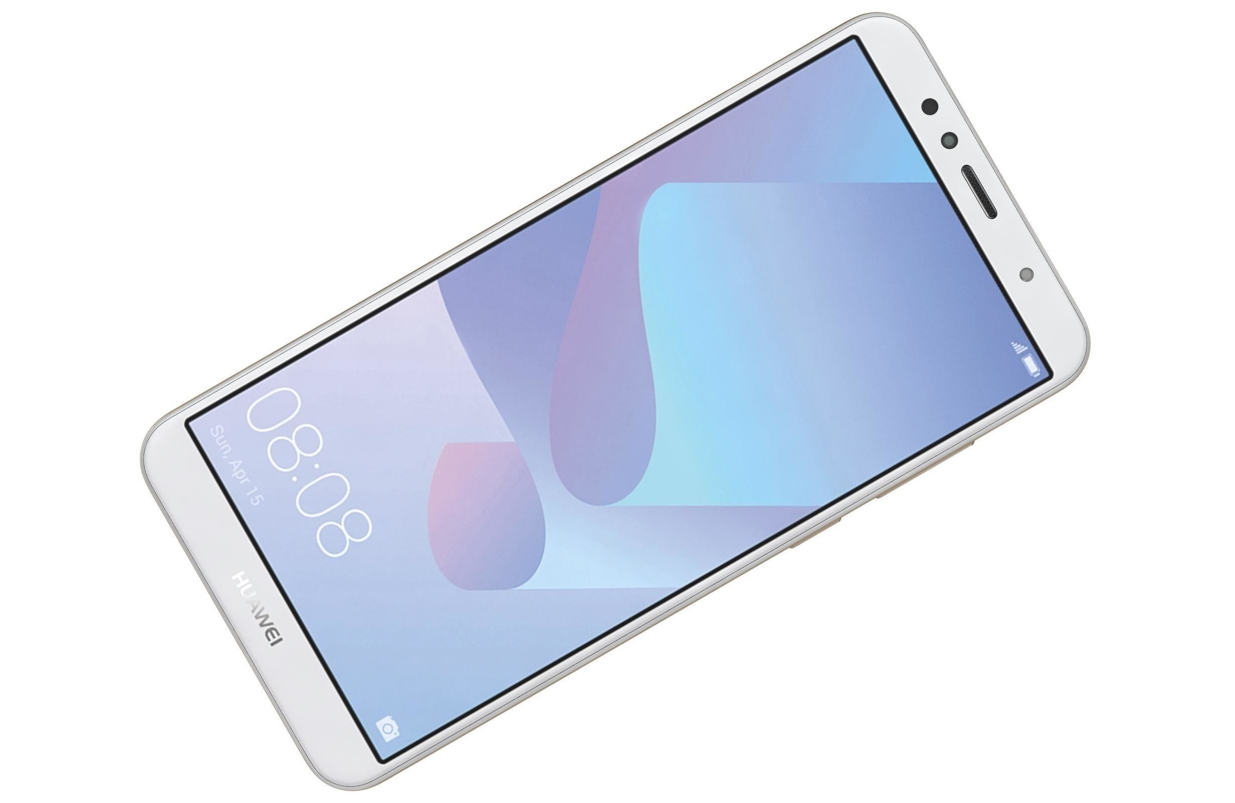 Huawei Y6 2018 Gold 3D model_4