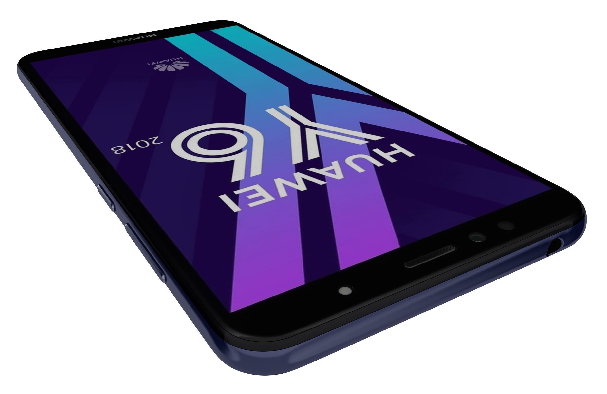 Huawei Y6 2018 All Colors 3D model_22