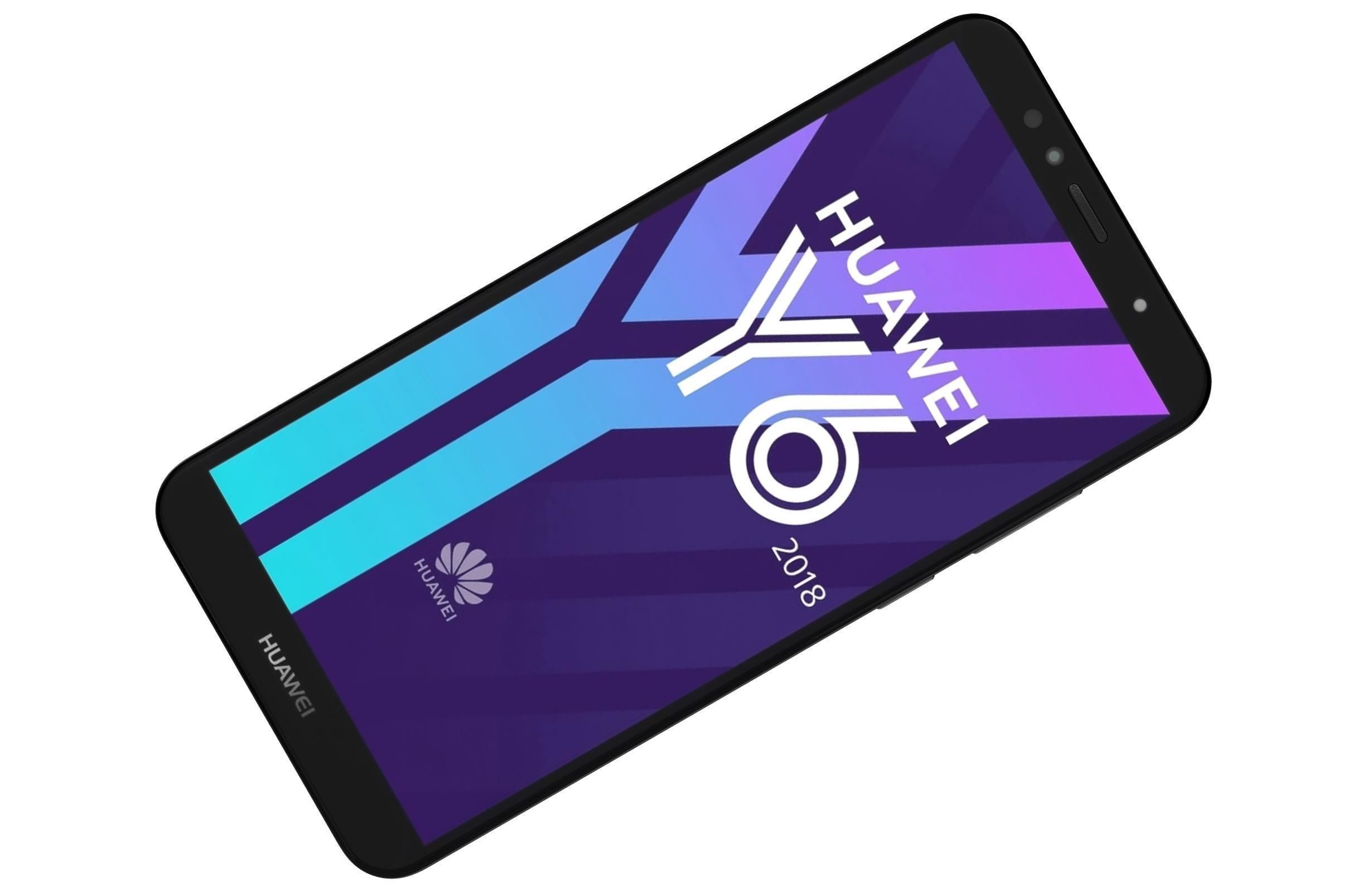 Huawei Y6 2018 All Colors 3D model_13