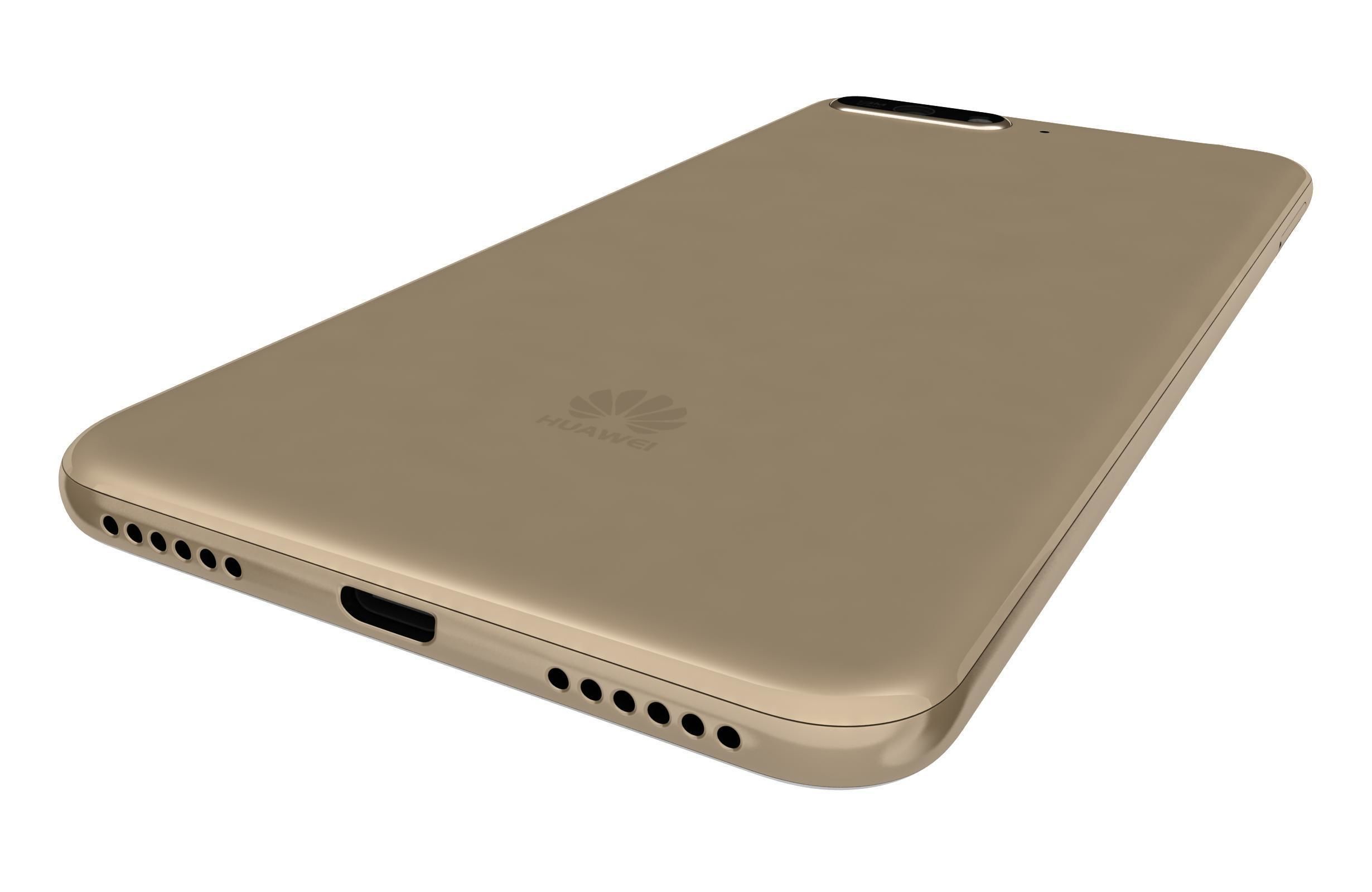 Huawei Y6 2018 All Colors 3D model_26
