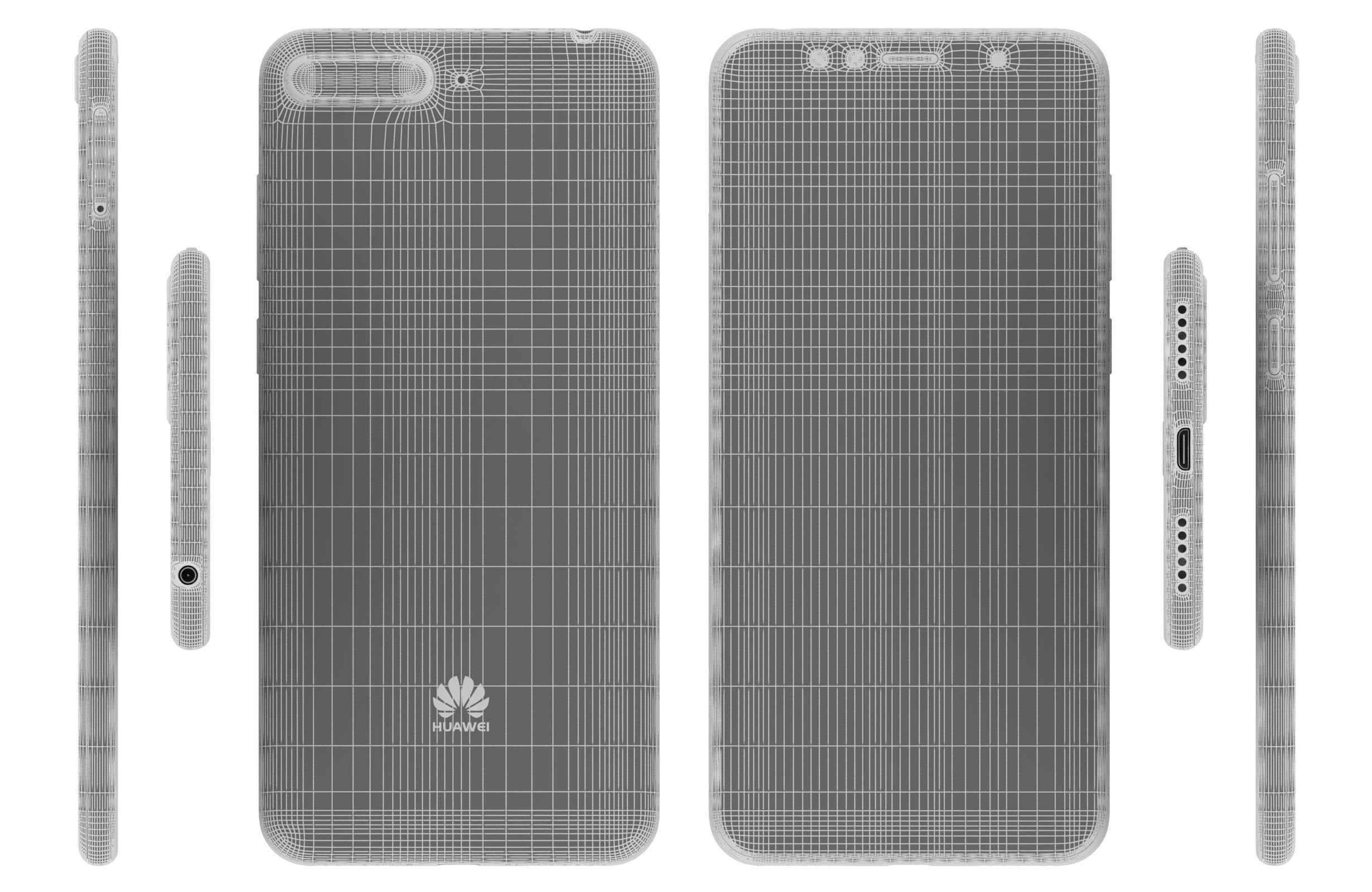 Huawei Y6 2018 All Colors 3D model_32