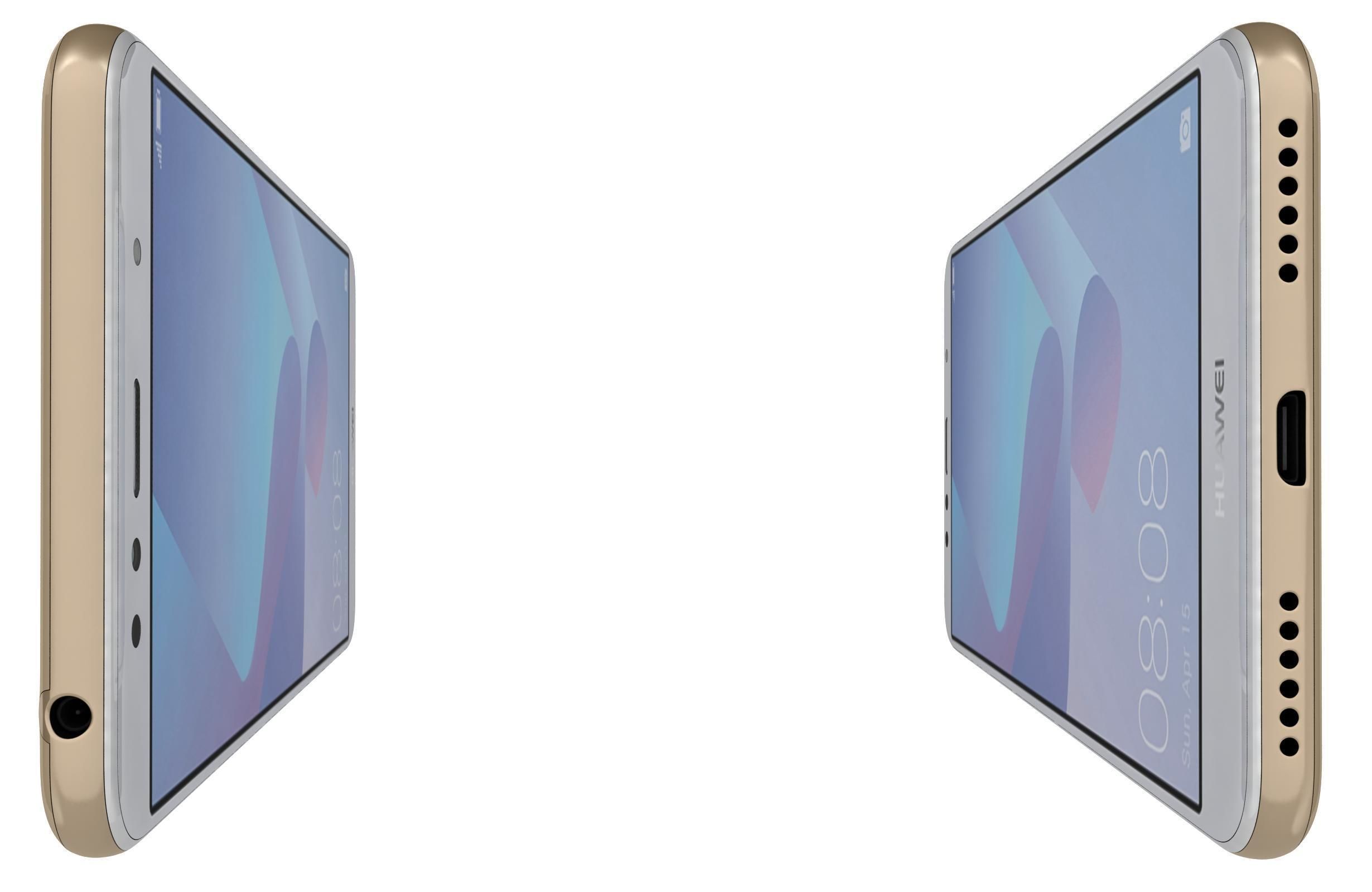 Huawei Y6 2018 All Colors 3D model_8