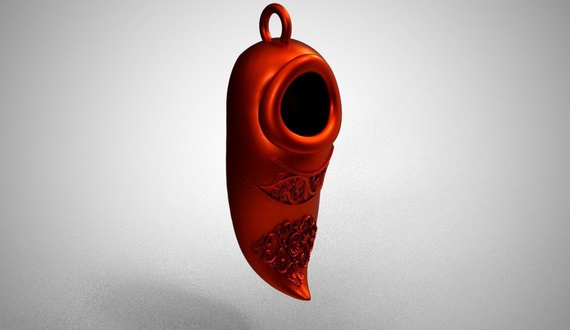 Shoes Necklace 3D print model_5