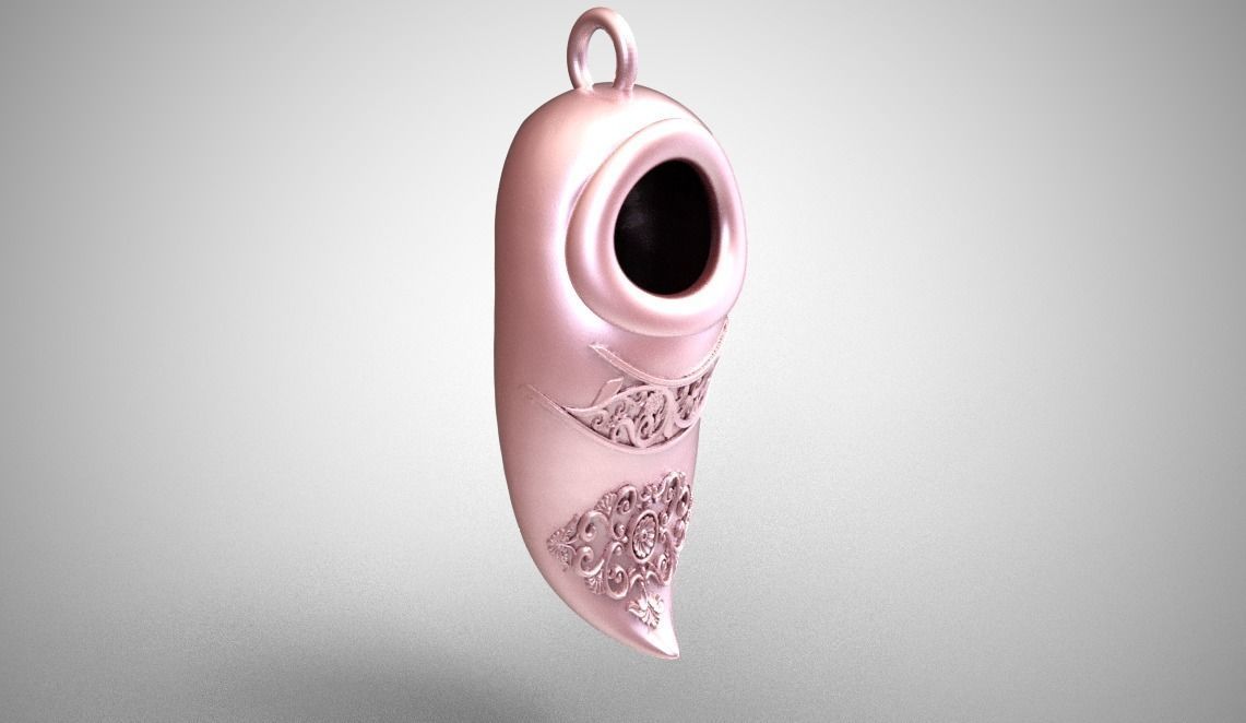 Shoes Necklace 3D print model_8