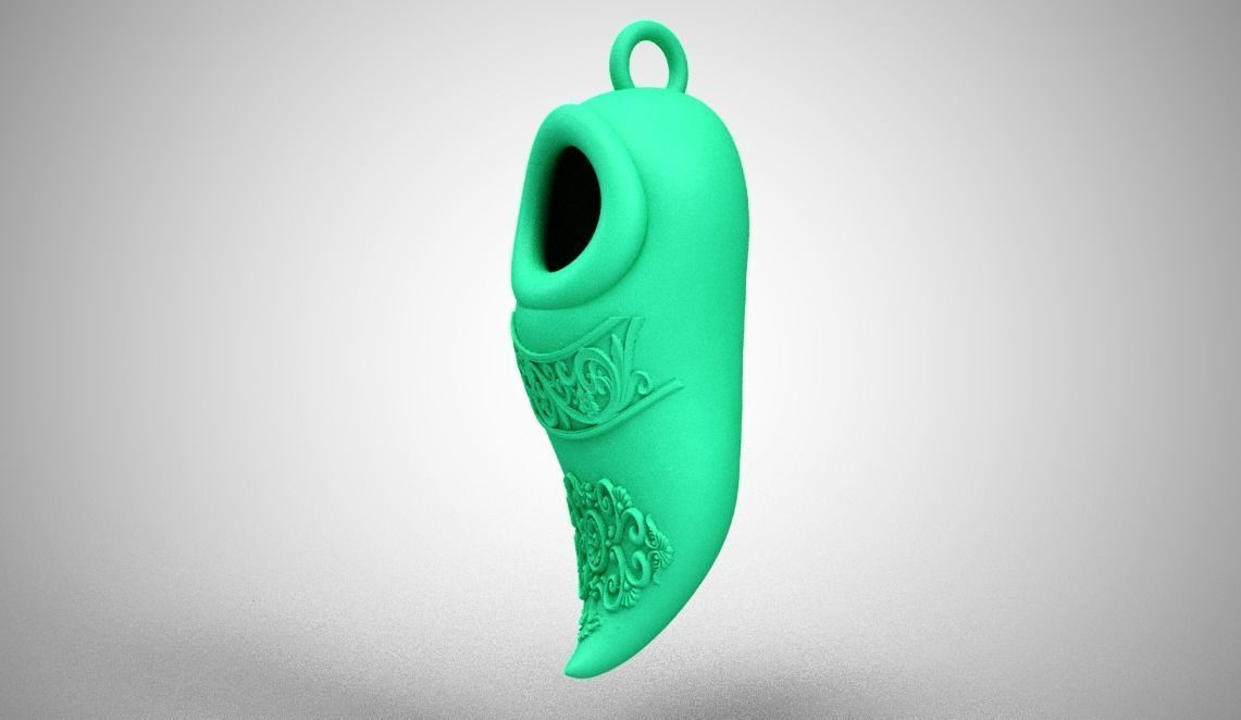 Shoes Necklace 3D print model_7