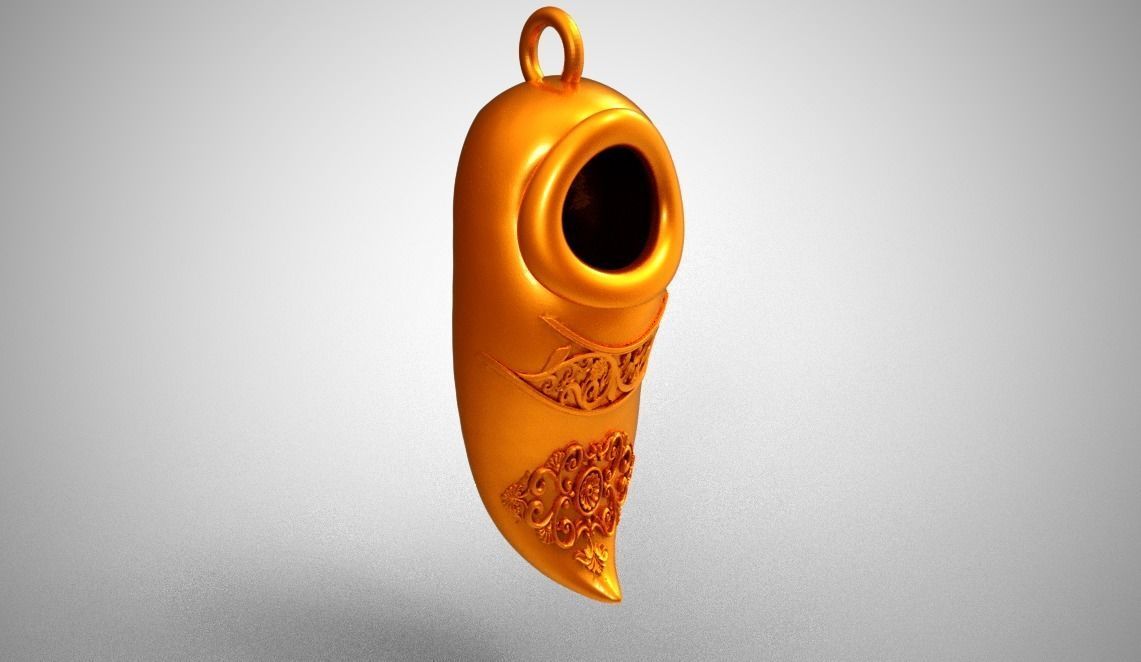 Shoes Necklace 3D print model_10