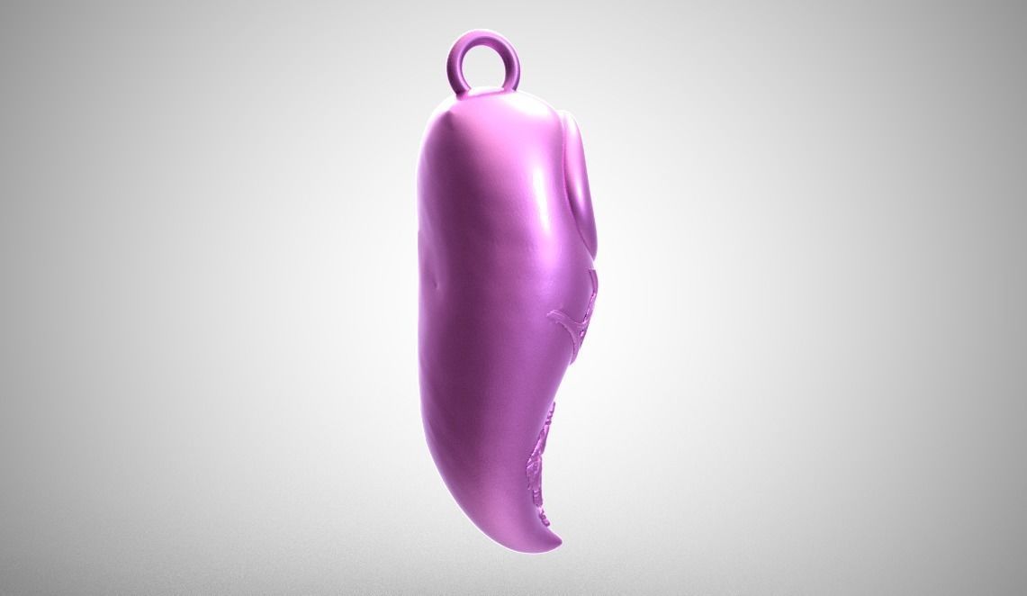 Shoes Necklace 3D print model_2