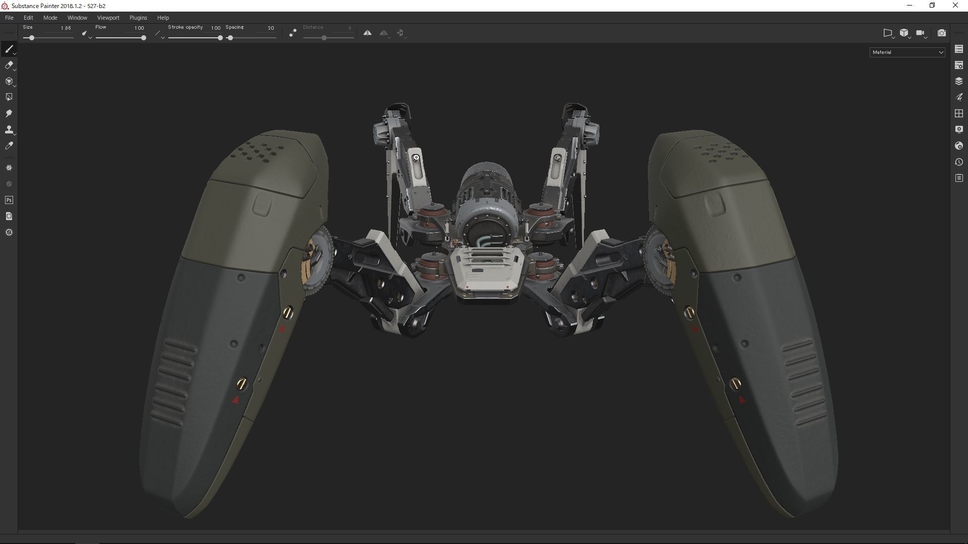 scifi-model527 robot 3D model_2