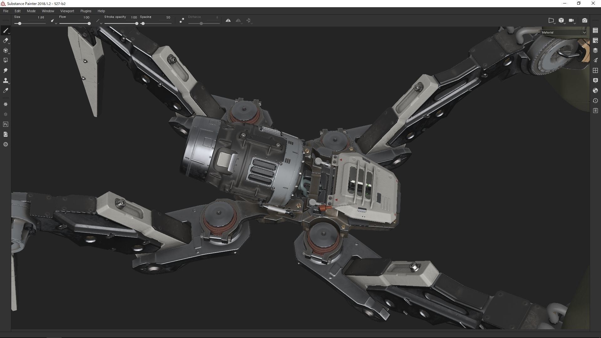 scifi-model527 robot 3D model_4