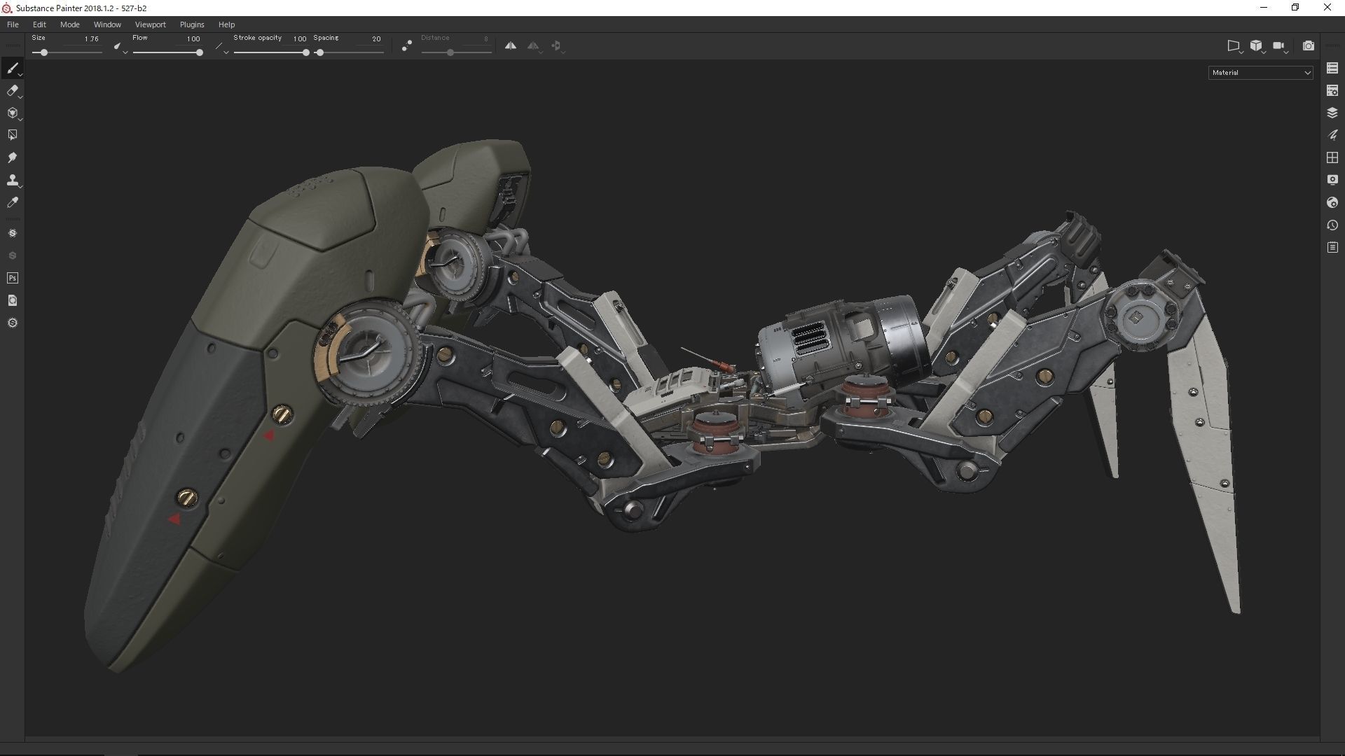 scifi-model527 robot 3D model_5