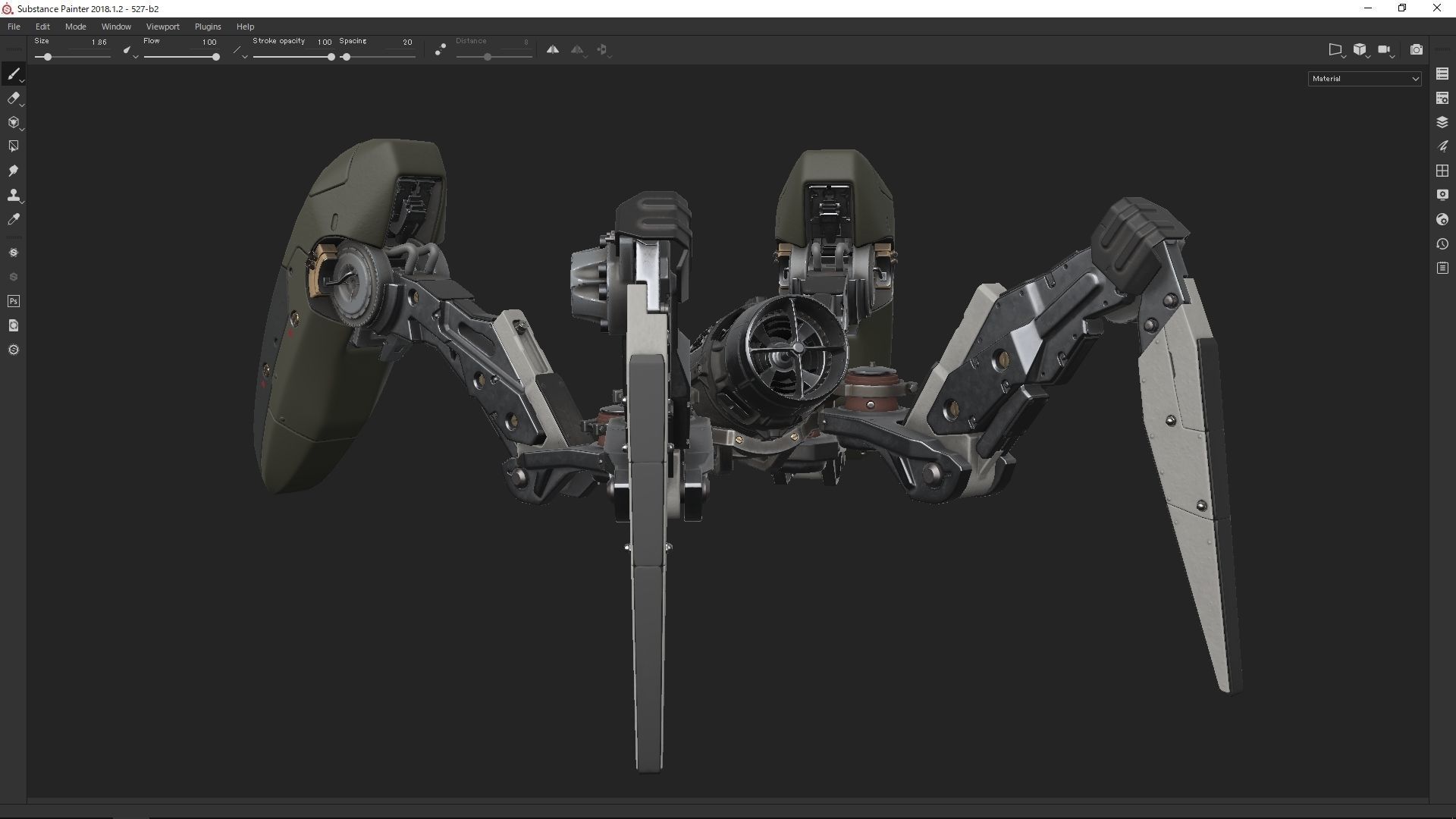 scifi-model527 robot 3D model_3