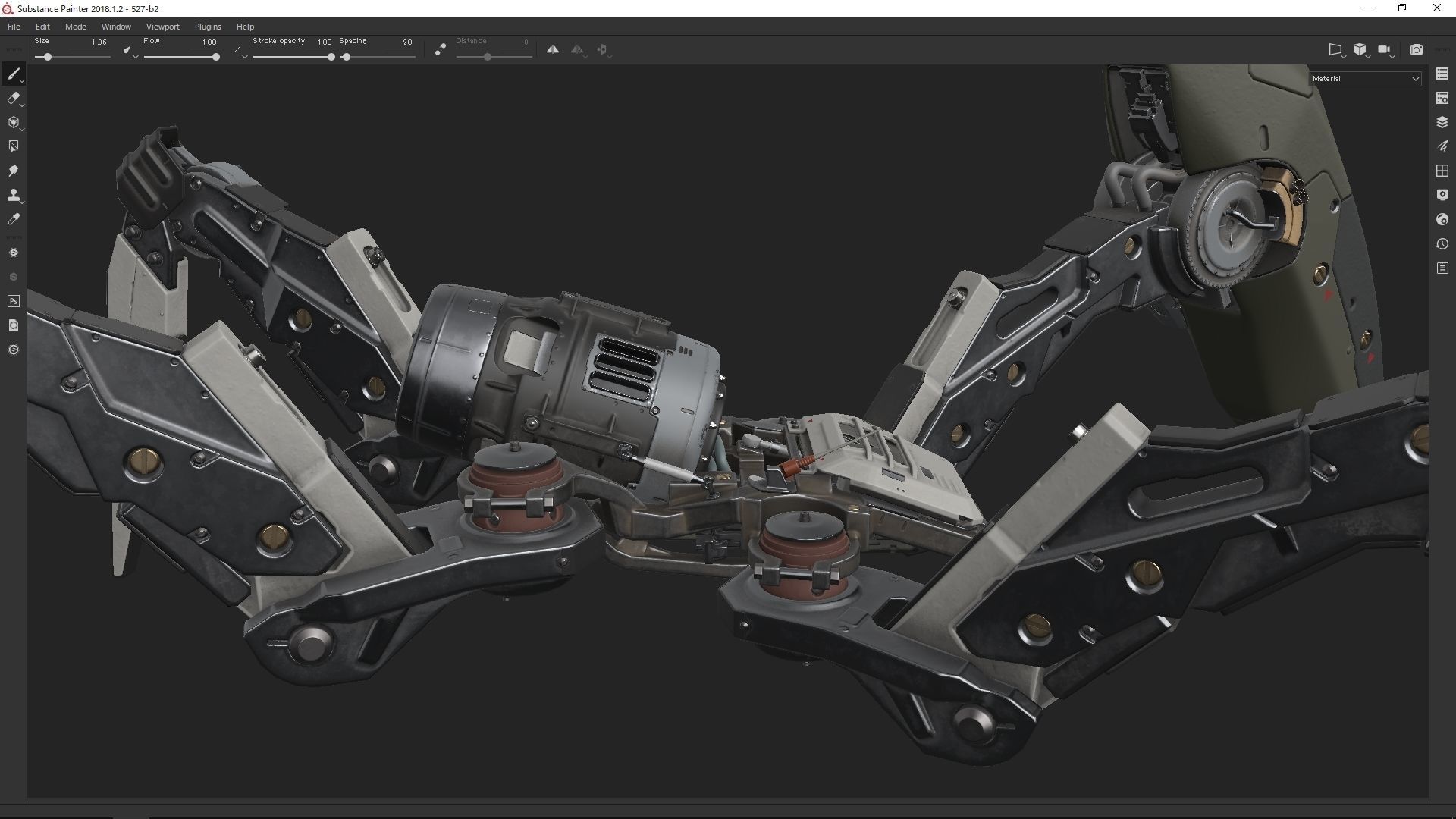 scifi-model527 robot 3D model_1