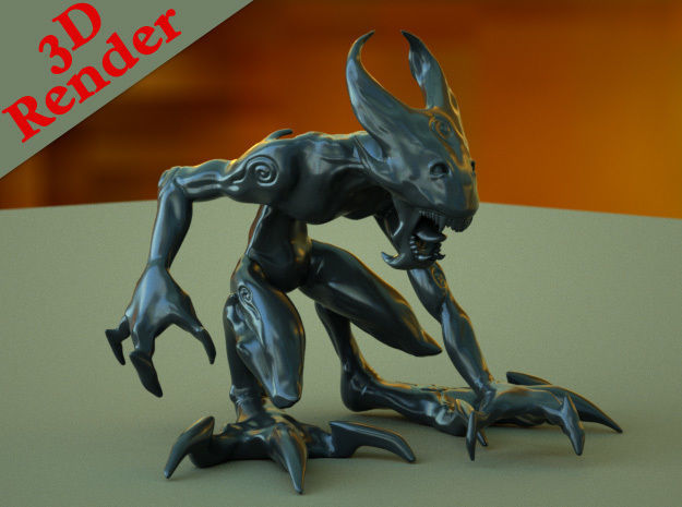 Fire Sprite 3D Print 3D print model_2