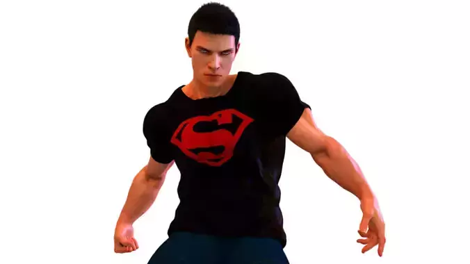 Superboy - Conner Kent 3D model