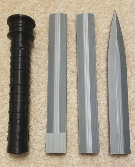 Blade Daywalker Sword Replica Prop Cosplay 3D print model_2