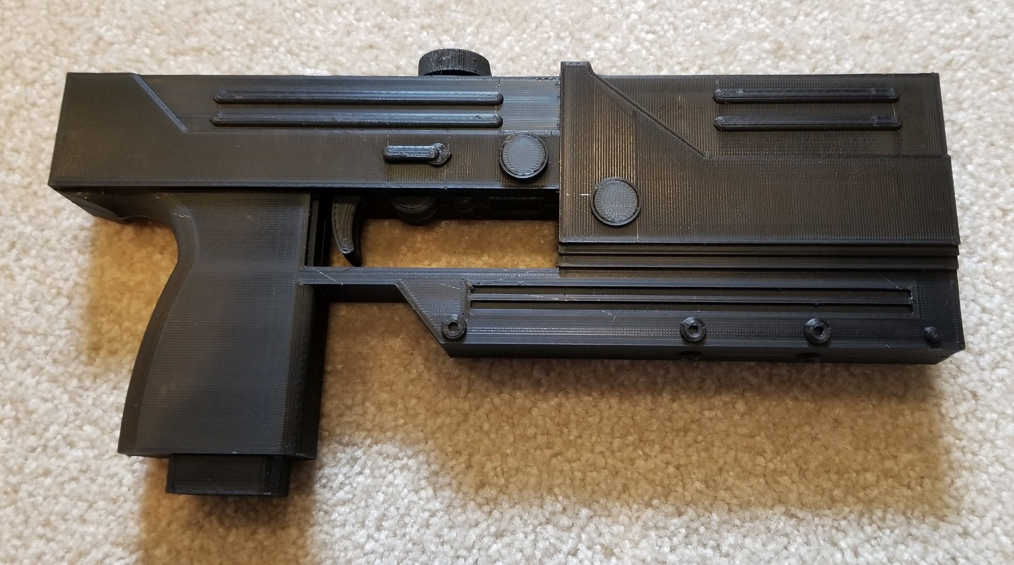Blade Daywalker MAC11 Machine Pistol Cosplay Replica Prop 3D print model_1