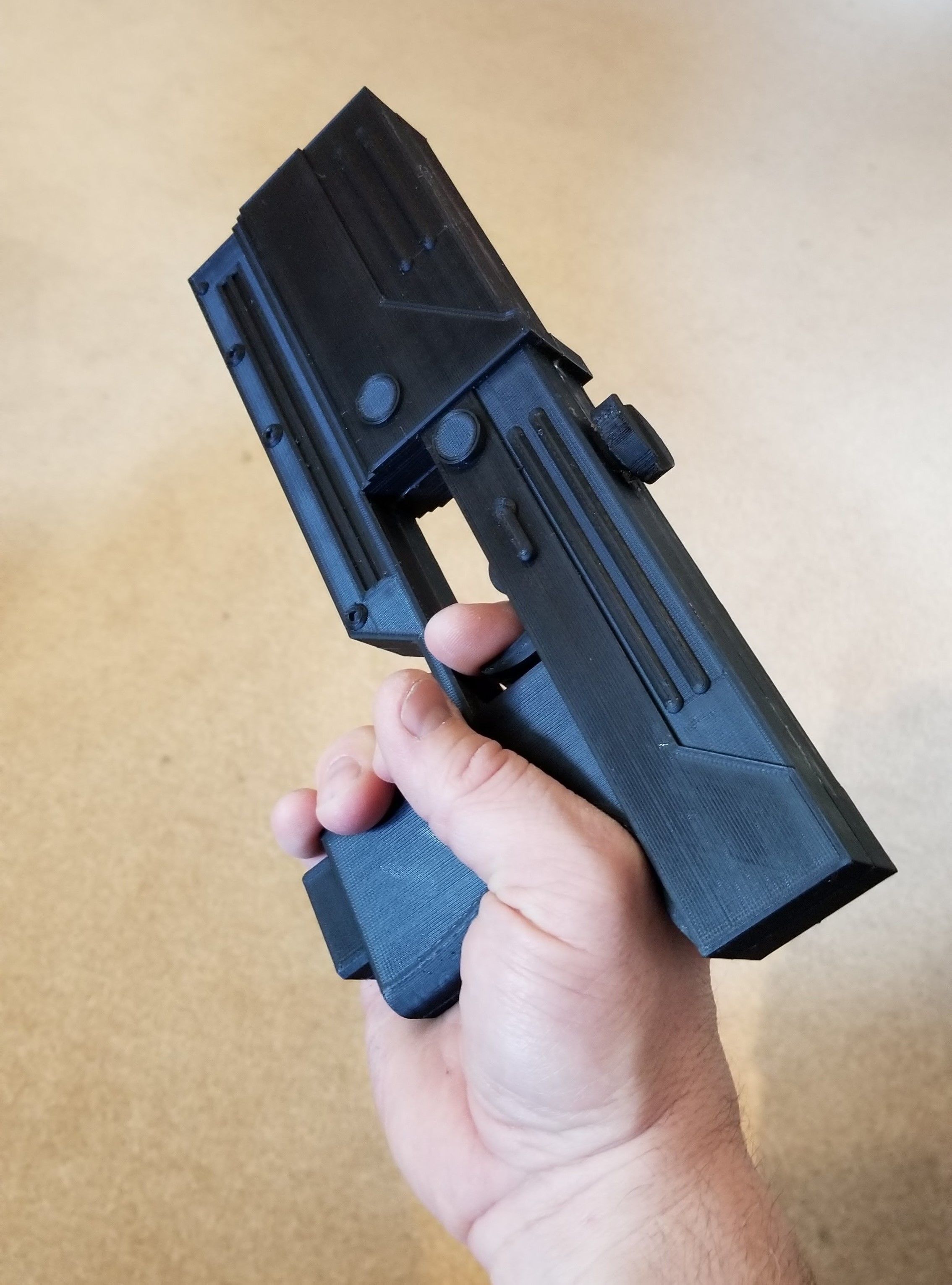 Blade Daywalker MAC11 Machine Pistol Cosplay Replica Prop 3D print model_4