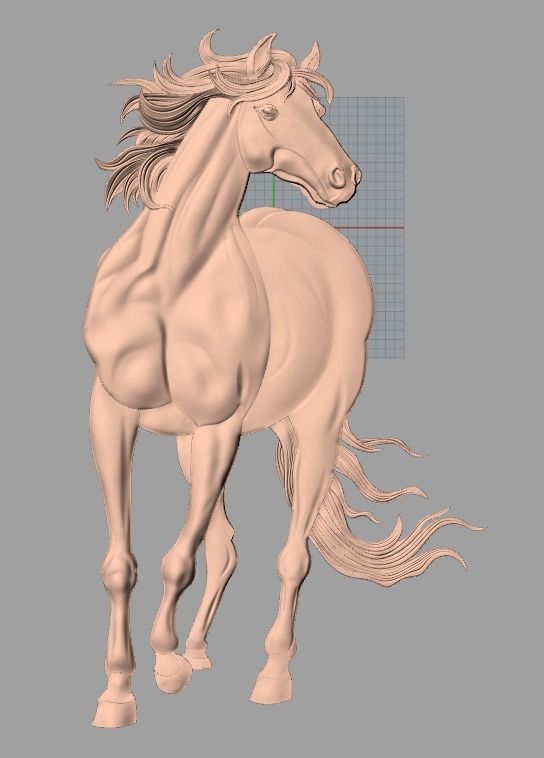 14pcs horse 3D relief models STL Files used for CNC Router E608 3D model_11