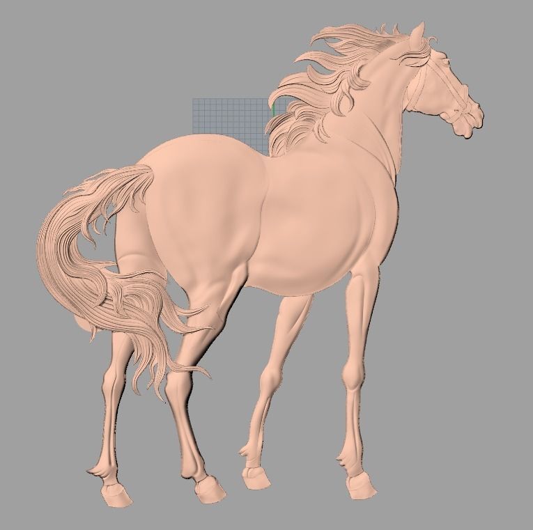 14pcs horse 3D relief models STL Files used for CNC Router E608 3D model_10