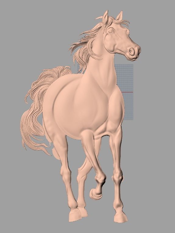 14pcs horse 3D relief models STL Files used for CNC Router E608 3D model_8
