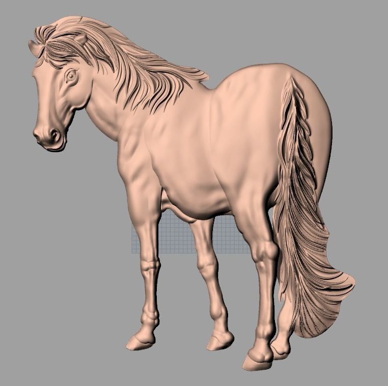 14pcs horse 3D relief models STL Files used for CNC Router E608 3D model_14