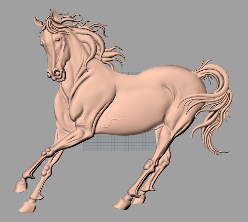 14pcs horse 3D relief models STL Files used for CNC Router E608 3D model_2