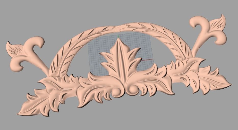 Artcam Aspire 3D relief models STL Files used for CNC E607 3D model_1