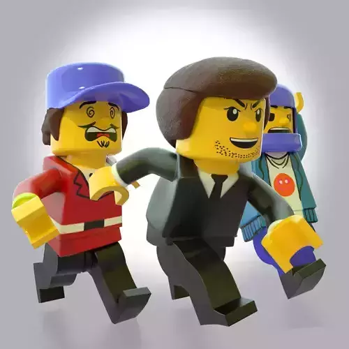 LEGO CHARACTER PLUS BONUS 3D model