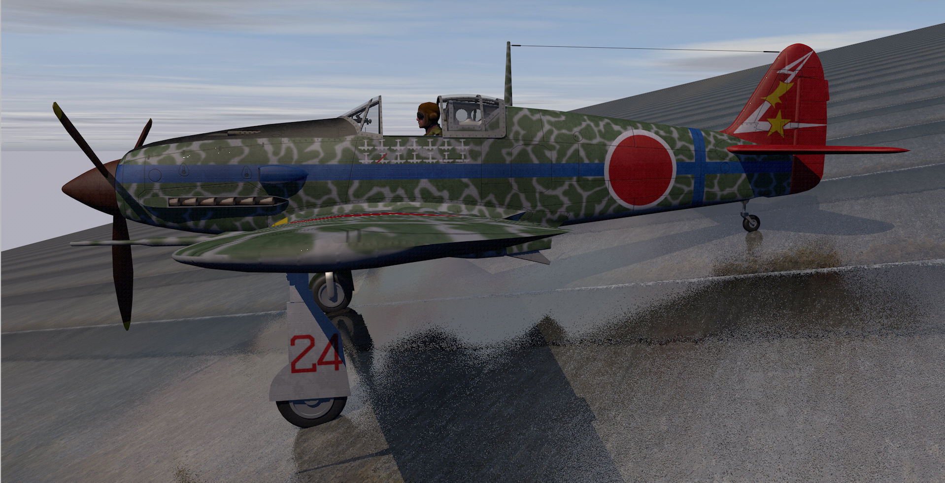 Kawasaki Ki-61 Hien - aka Tony 3D model_2